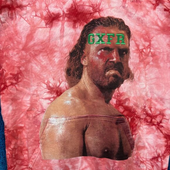 Westside Gunn GXFR Adam Page Mystery Valentine Day Tie Dye Hoodie Size Large - Picture 2 of 4